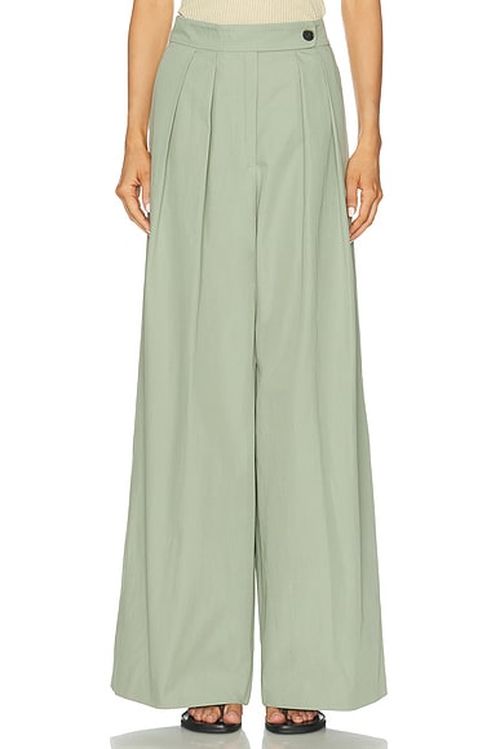 Dries Van Noten Pamplona Pants in Pistache - Sage. 42 also