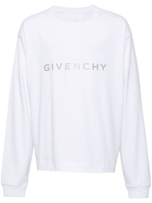 Logo-print cotton T-shirt - White