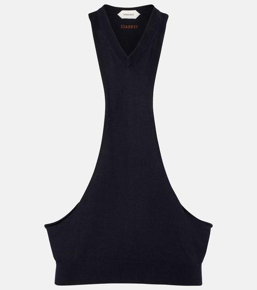 Knitted cotton top