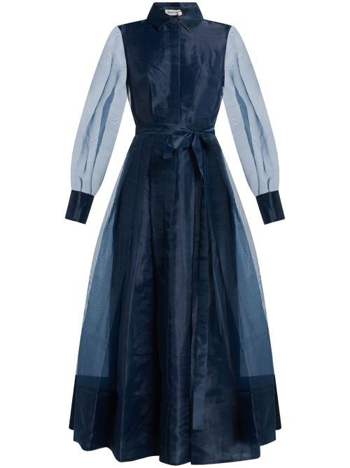 Montgomery midi dress - Blue