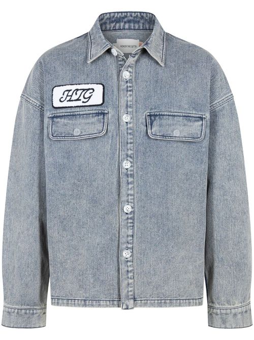 HTG® Work denim shirt - Blue