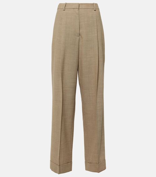 Tor virgin wool wide-leg pants