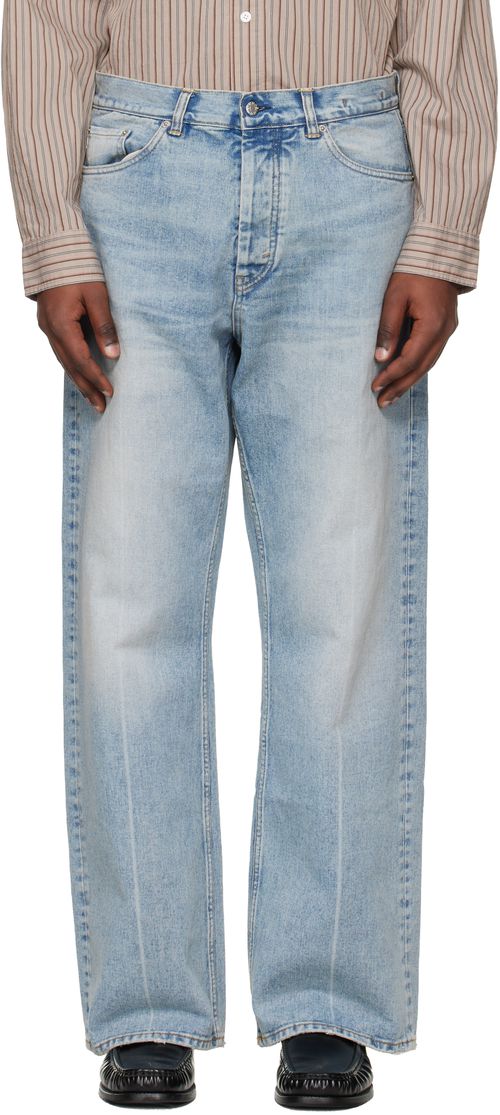Blue Loose-Fit Jeans