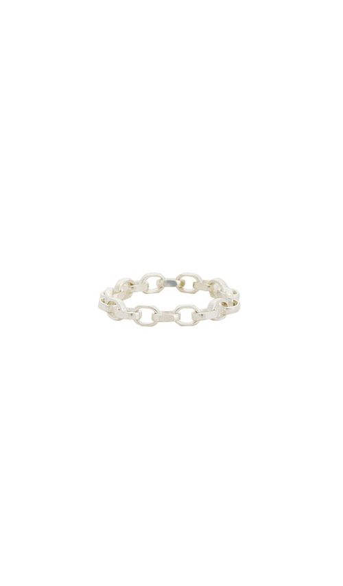 Loren Stewart Rolo Chain Ring in Sterling Silver.  8 also in 5