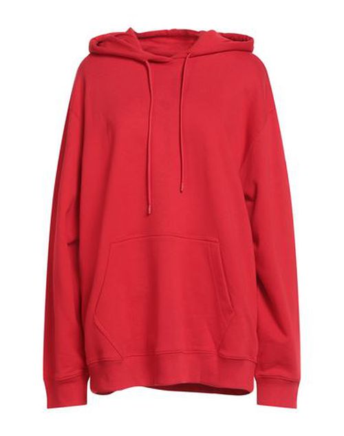 Woman Sweatshirt Red Size L Cotton