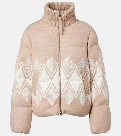 Belinda knitted puffer jacket