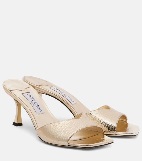 Skye 70 metallic mules