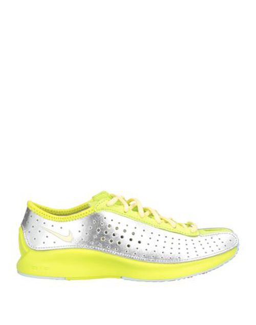 Woman Sneakers Lime green Size 5 Leather, Textile fibers