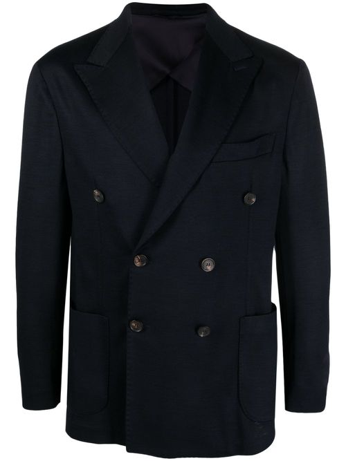Double-breasted blazer - Blue