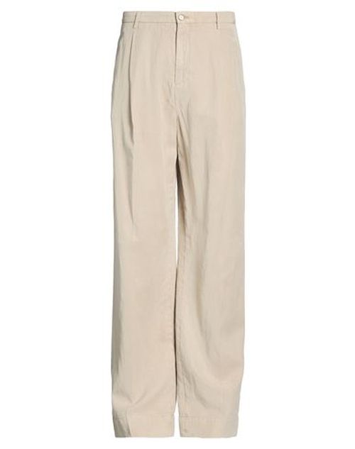 Man Pants Beige Size 26 Lyocell, Linen, Cotton