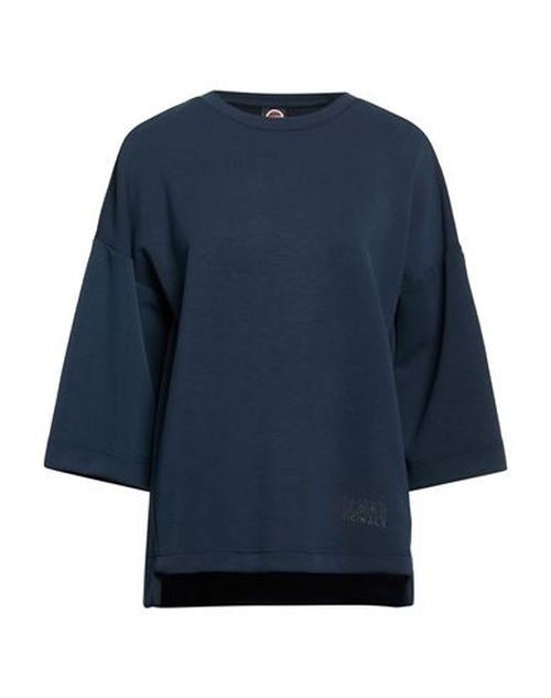 Woman Sweatshirt Navy Size L Modal, Polyester, Elastane