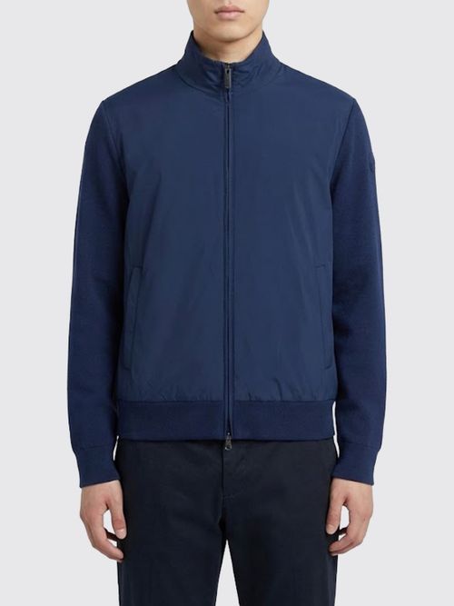 Coat Men color Blue