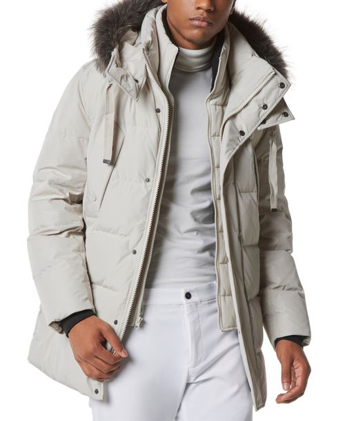 Men's Gattaca Down Parka Coat - Moon