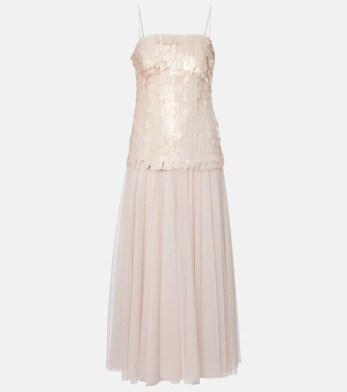 Maxine sequined maxi dress
