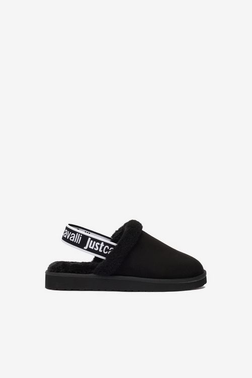 Black Comfy Style Sabot Shoes
