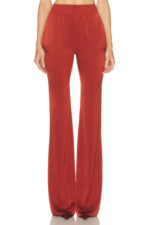 Atlein High Waist Bootcut Pant in Brique - Rust. 34 also