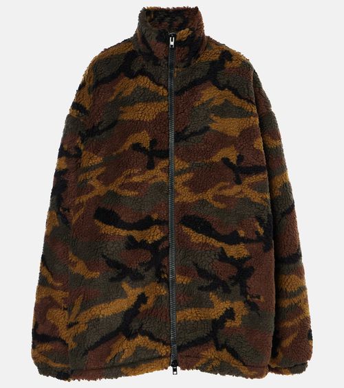 Camo fleece jacket