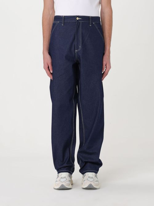 Pants Men color Blue