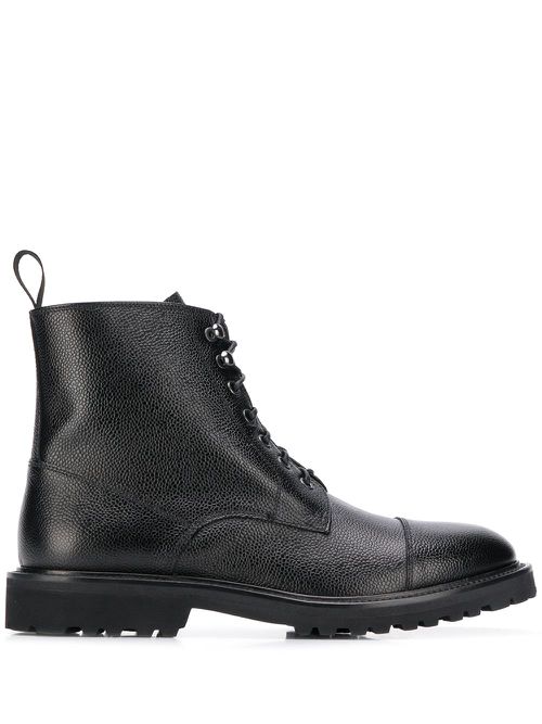 Jackie grain ankle boots - Black