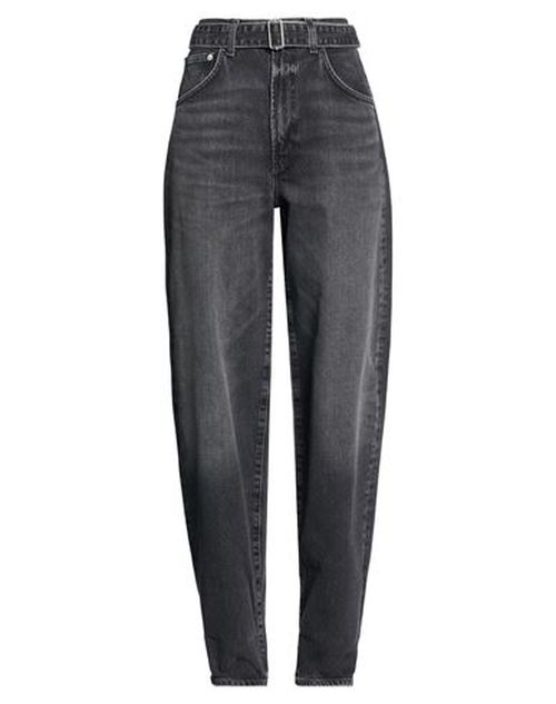 Woman Jeans Black Size 24 Recycled cotton