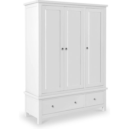Cornish Triple Wardrobe | White or Black | Roseland