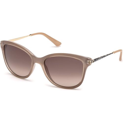 Guess Mujer Guess GU7469 57F Gafas de sol Beige Marrón Geométrico Norma