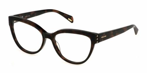 Police VPLM05 SUPERSTAR 2 01AY Women’s Eyeglasses Tortoiseshell Size 54 (Frame Only) - Blue Light Block Available