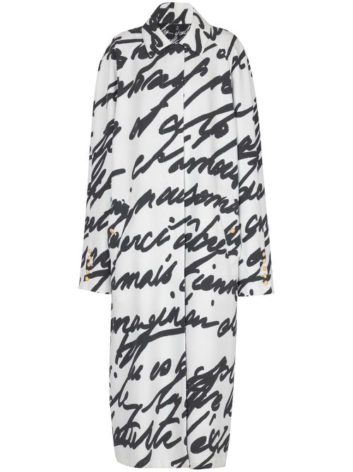 Love Letter reversible coat - Black