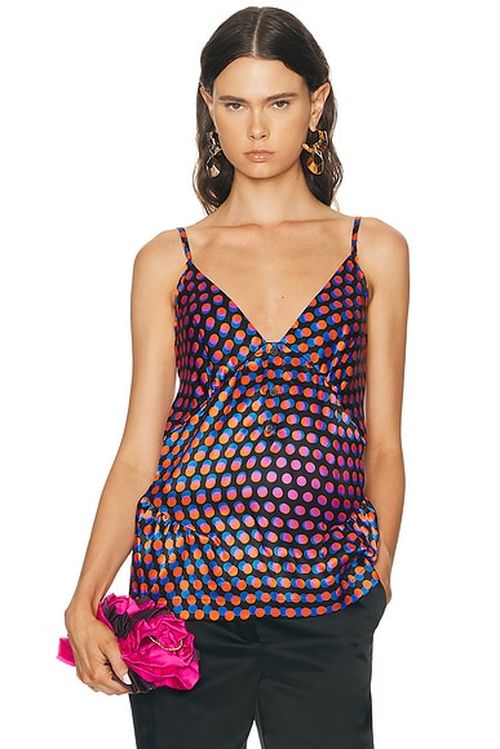 Dries Van Noten Caliya Shirt in Black - Black,Blue. 40 also