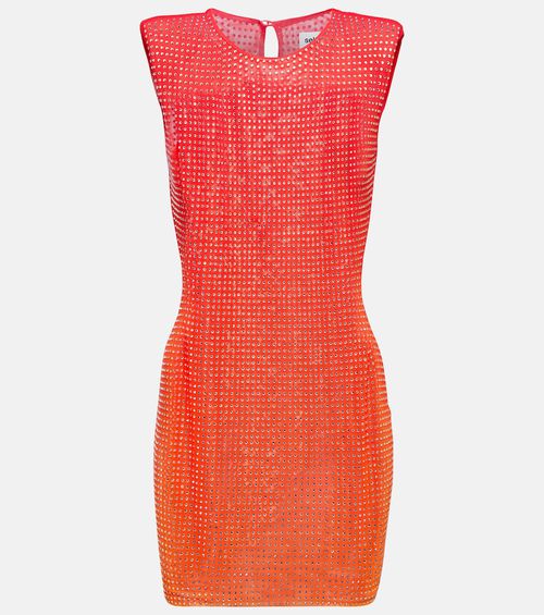 Self-Portrait Embellished minidress
