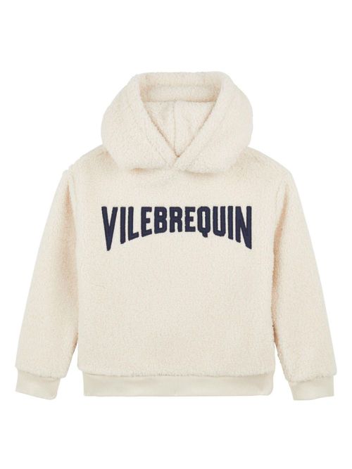 Logo-embroidered hoodie - Neutrals