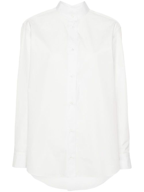 Poplin cotton shirt - White