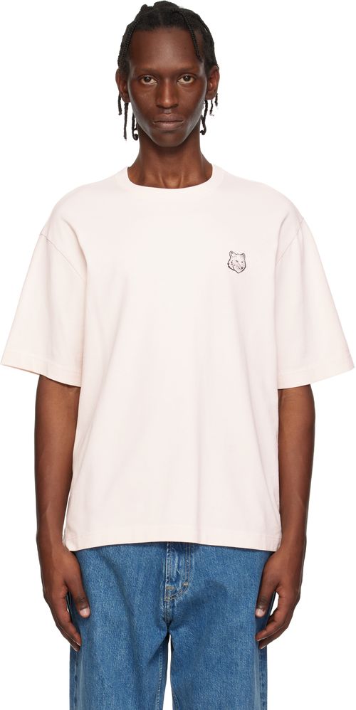 Pink Fox Head Oversize T-shirt