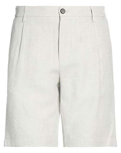 Platinum Man Shorts & Bermuda Shorts Light grey Size 31 Linen