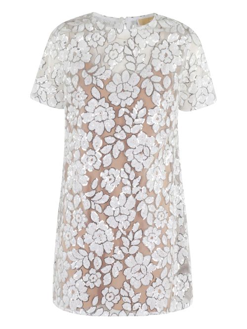 Michael Michael Kors sequin-embellished dress - White