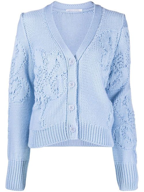 Irma V-neck cardigan - Blue