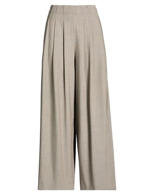 Woman Pants Grey Size 6 Virgin Wool, Viscose, Polyester, Elastane