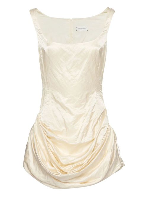Magda Butrym draped-detail minidress - Neutrals