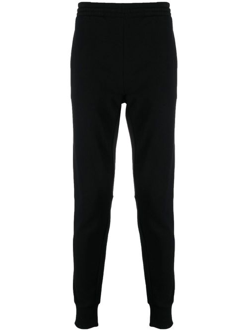 Slim-cut track pants - Black