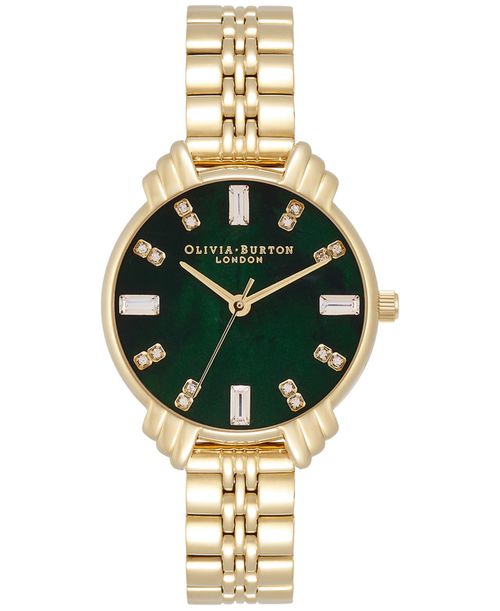 Women's Art Deco Gold-Tone Bracelet Watch 30mm