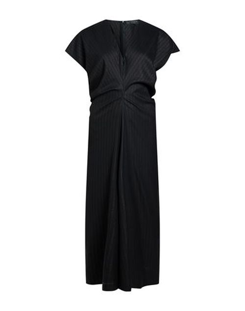 Woman Midi dress Black Size 6 Polyester, Viscose, Elastane