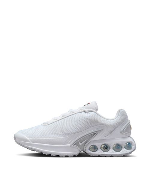 Air Max DN sneakers in white and silver