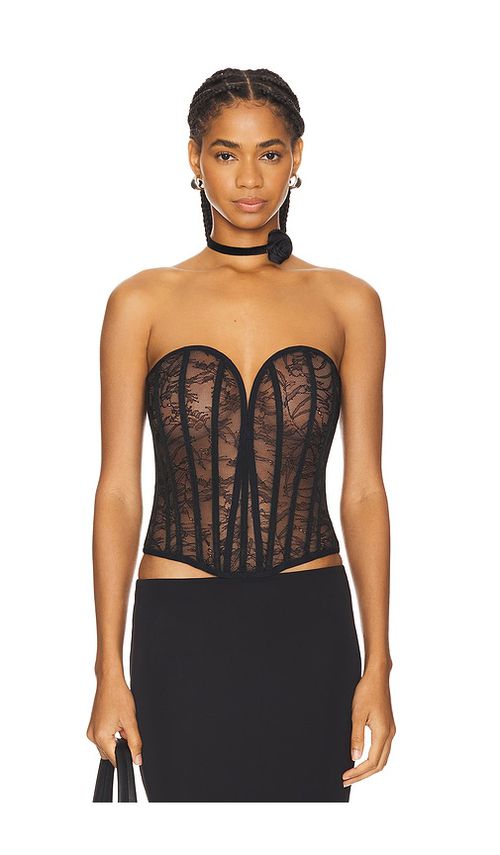 NBD Elliot Corset Top in Black. -  XS also in M