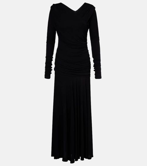 Ruched maxi dress