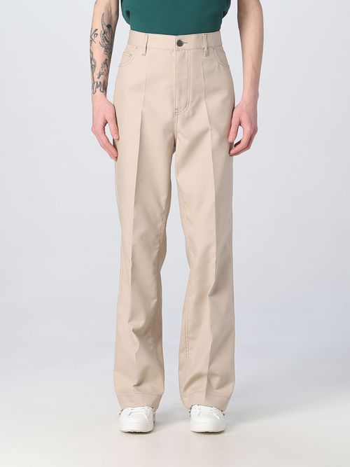 Pants Men color Beige