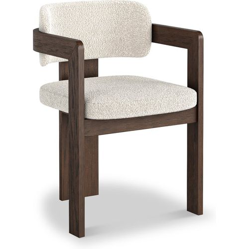 Mylor Dark Oak French Modern Dining Chair for Dining Room | Roseland