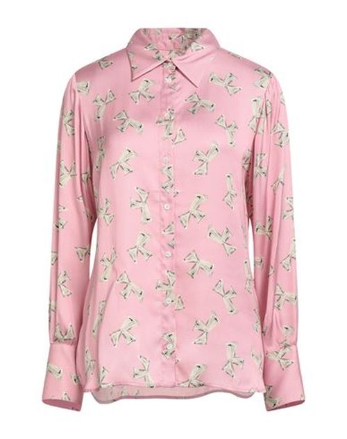 Woman Shirt Light pink Size 10 Viscose