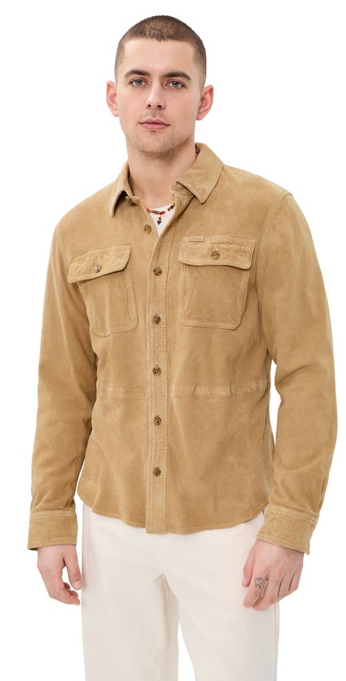 Original Label Lightweight Goat Suede Jacket Berkshire Tan