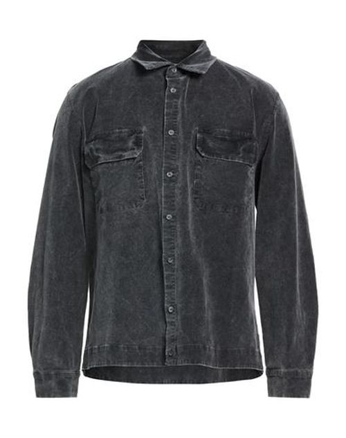 Man Shirt Charcoal Size L Cotton