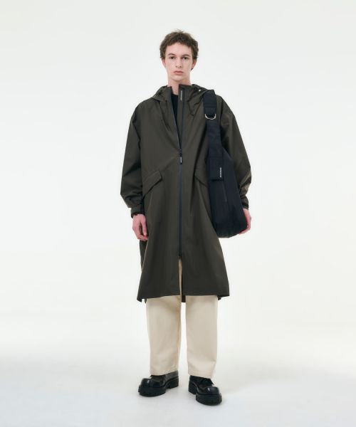Mars Unisex Weather Coat Essential Collection Dark Khaki